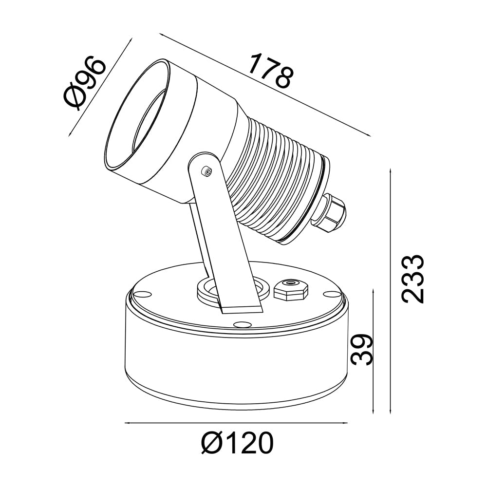 Hood - Spotlight on Base 15W