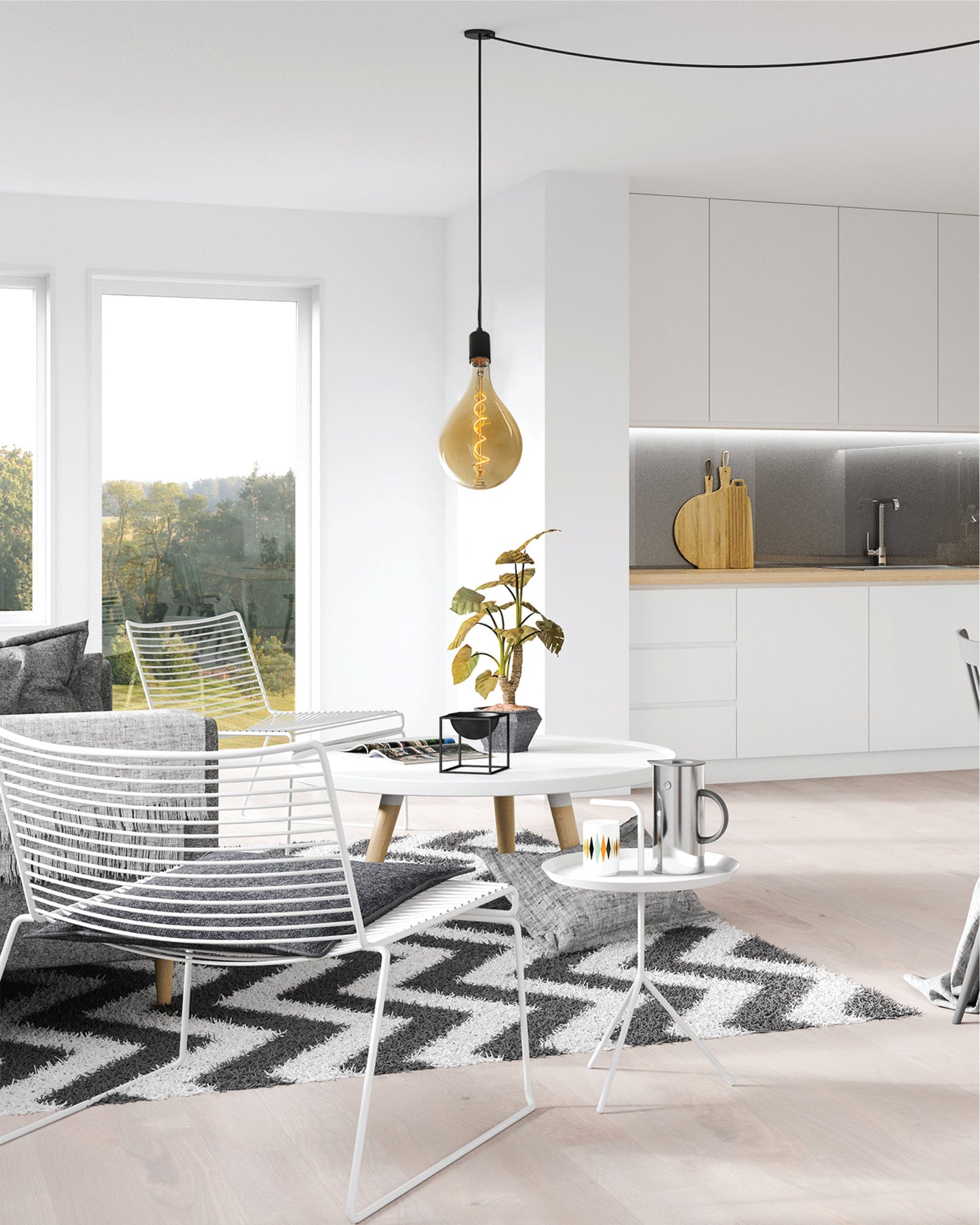 P180 - Amber LED Lamp - B22 Bulb