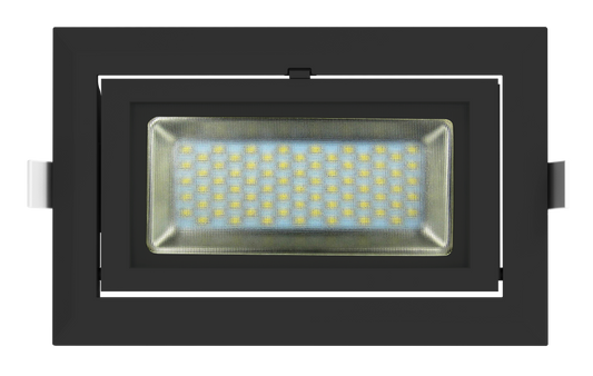 Aurora - Rectangular Retail Shop - Tilt Downlight