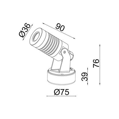 Bullet - Spotlight on Base 3W