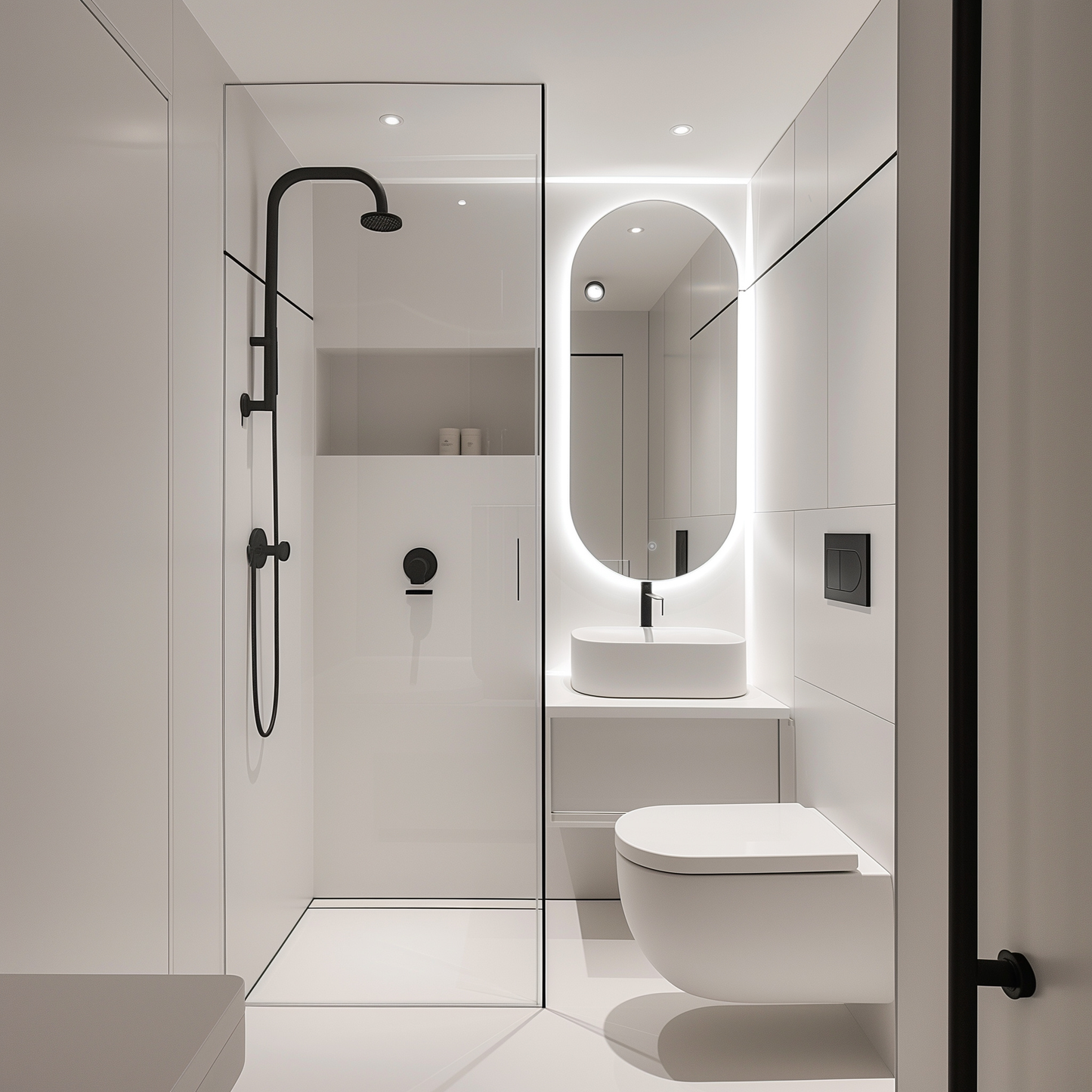 Callista - Back Lit - Oval LED Mirror