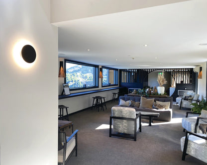 Deco Backlit Round Wall Light