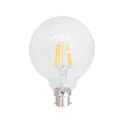 G95 - LED Filament Lamp/Bulb - E27 & B22